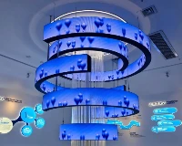 irregular column LED display irregular column LED display